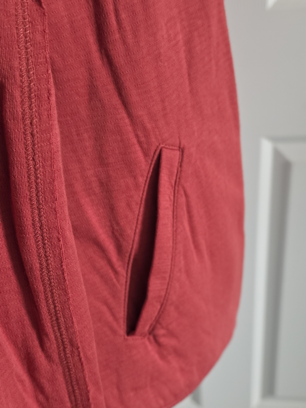 Caslon Open-Front Rust Cardigan Sweater - Picture 4 of 6